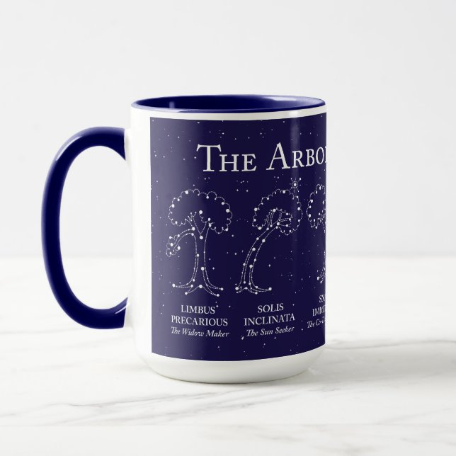 Caneca Arborist Night Sky Blue 15 oz. Mug (Esquerda)