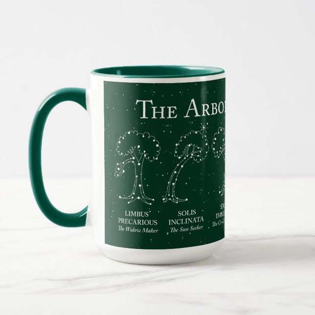 Caneca Arborist Night Sky Verde 15 oz. (Esquerda)