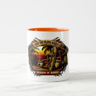 Caneca arborizado do por do sol de Davey Bonez