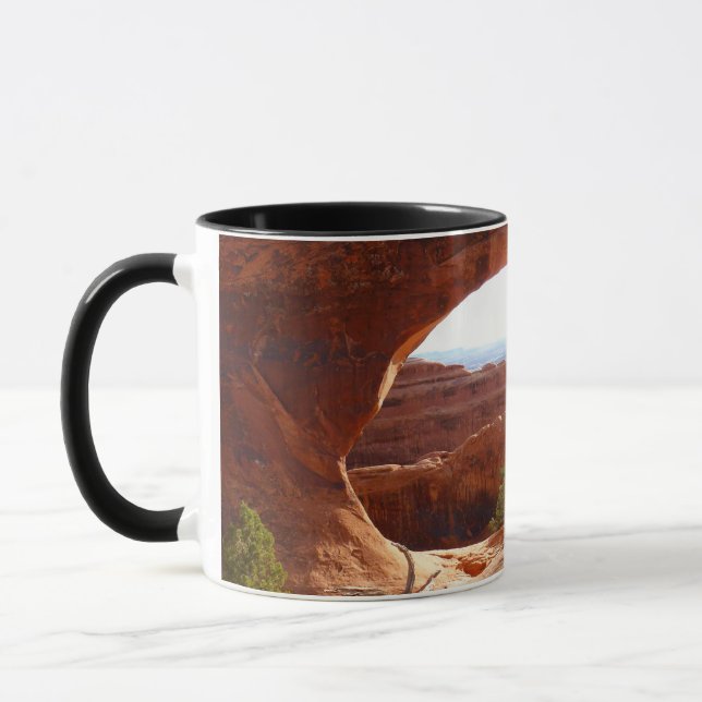 Caneca Arch de Partição no Parque Nacional de Arches (Esquerda)