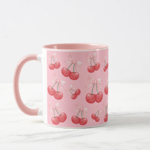 Caneca Arco de Cherry Impressão rosa-mug