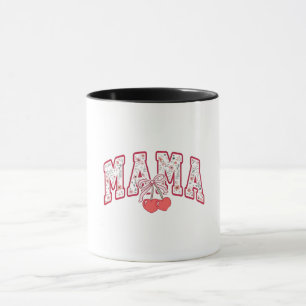 Caneca Arco de coquete do Dia de as mães Mama est 2025