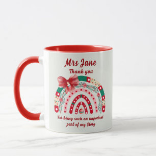 Caneca Arco-íris azul e cor-de-rosa personalizado melhor
