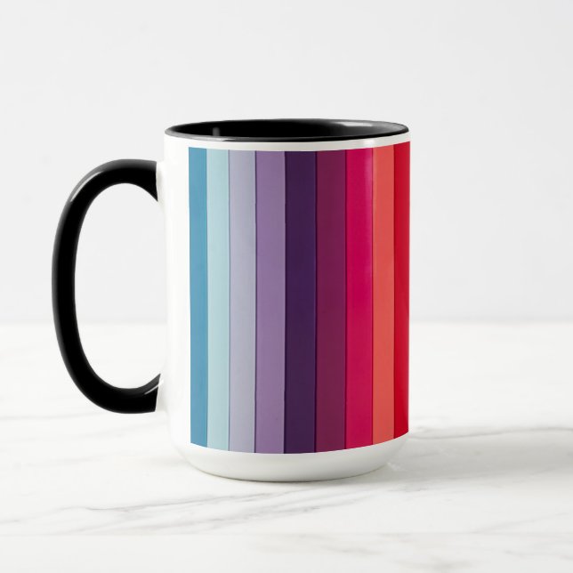 Caneca Arco-Íris com várias cores (Esquerda)
