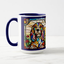 Caneca Arco-Íris de Cocker Spaniel Fofa