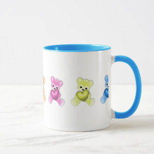 Caneca Arco-íris do ursinho do KRW