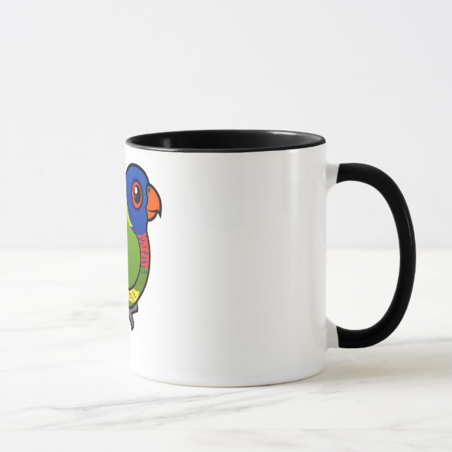 Caneca Arco-íris Lorikeet de Birdorable (Direita)