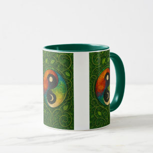 Caneca Arco-íris Yin Yang
