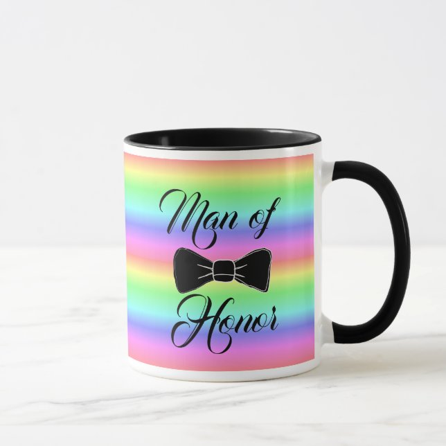 Caneca Arco Negro de Honra Tie Coffee Mug (Direita)