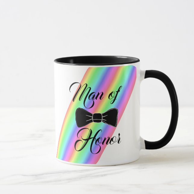 Caneca Arco Negro de Honra Tie Coffee Mug (Direita)