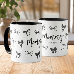 Caneca Arco Preto Personalizado de Mamãe