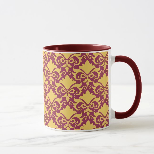 Caneca Arcos de Damasco de Vinho ouro (Direita)