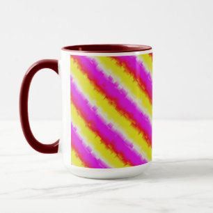Caneca Ardeco-Arco-Íris, Cor-de-rosa Amarelo