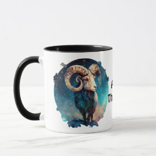 Caneca Aries Personalizados Astrologia do Ram Zodiac