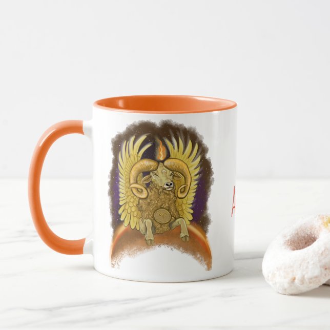 Caneca Aries - Sinal Zodiac (Com Donut)