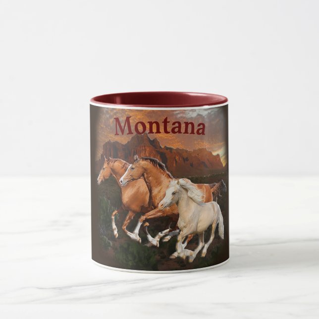 Caneca Arizona Cavalos selvagens (Centro)