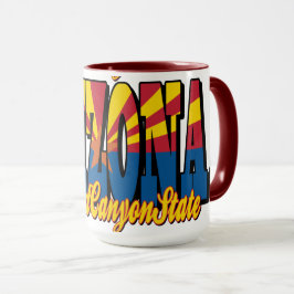 Caneca Arizona Grand Canyon Estado Tiled Across