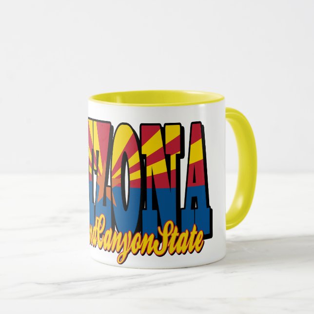 Caneca Arizona o Estado do Grand Canyon (Frente Esquerda)