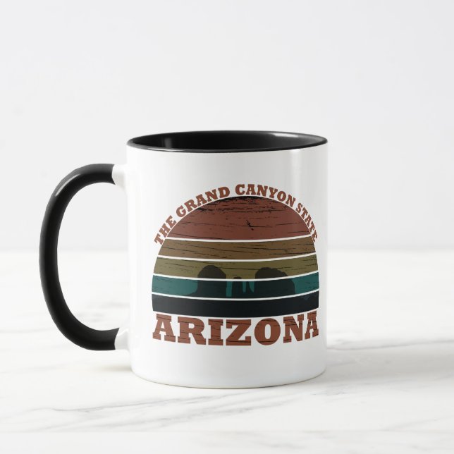 Caneca Arizona sedona Grand canyon — retro paisagístico (Esquerda)