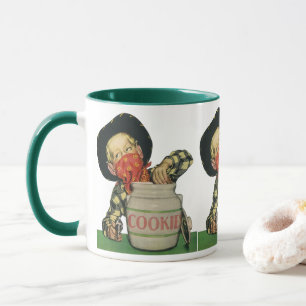 Caneca Arma de Brinquedo de Vaqueiro Antigo Mão na Jarra 