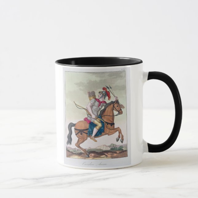 Caneca Arqueiro da cavalaria, de "L'Antica Roma", 1825 (Direita)