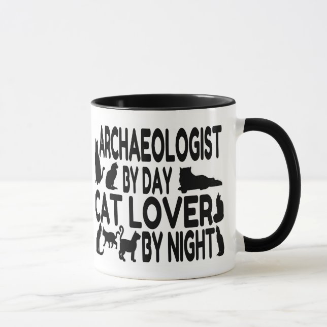 Caneca Arqueologista Cat Lover (Direita)