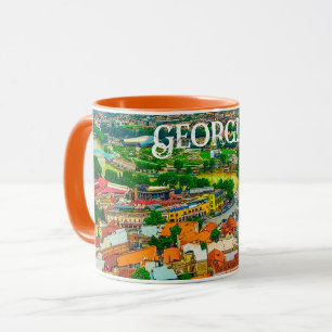 Caneca Arquitetura de rua Tbilisi Georgia Cityscape