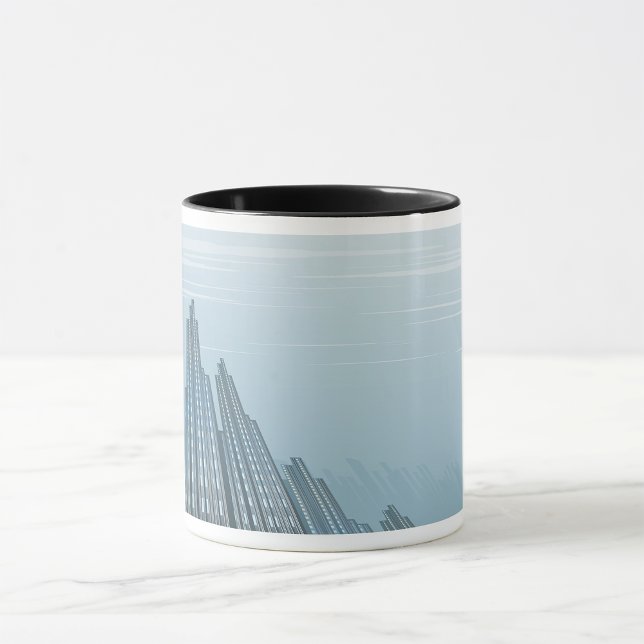 Caneca Arranha-céus da cidade (Criador carregado)