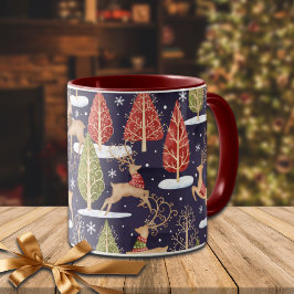Caneca Arrendoras Whimsical Woodland Winter