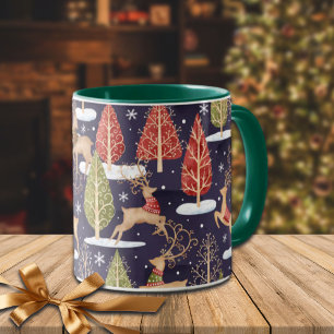 Caneca Arrendoras Whimsical Woodland Winter