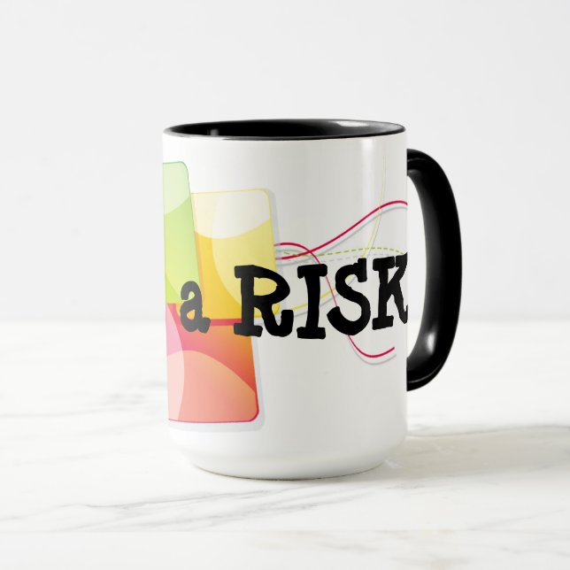 Caneca " Arriscar" (Frente Esquerda)