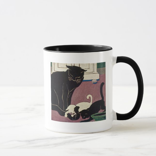 Caneca Art Deco Cats (Direita)