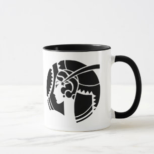 Caneca Art Deco Lady Mug
