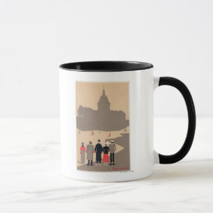 Caneca Art deco SceneParis de Le Panteão, France