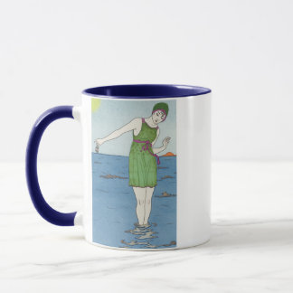 Caneca Art Deco Swimmer Mug
