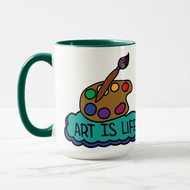 Caneca Art is Life Mug (Esquerda)