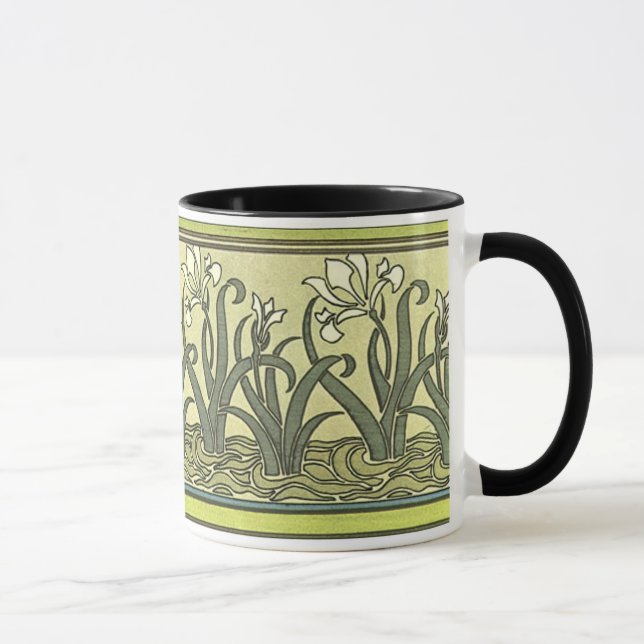 Caneca Art Nouveau Irises - Mug (Direita)