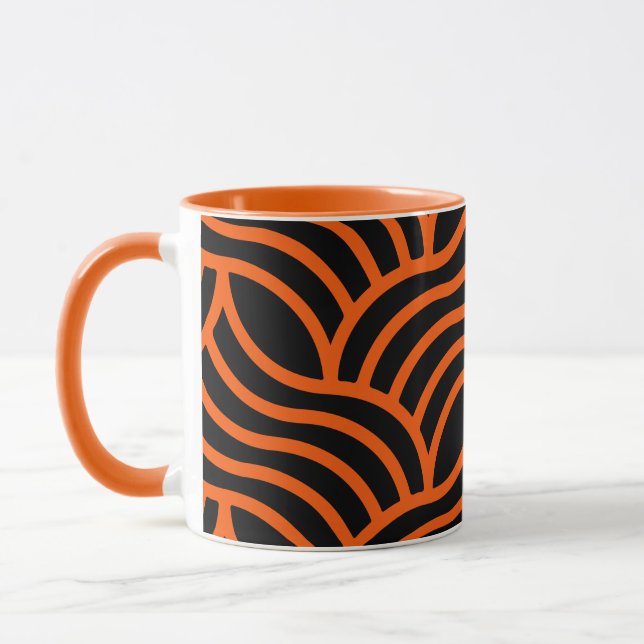 Caneca Art Nouveau Pattern Impressão (Esquerda)