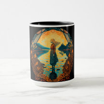 Caneca Art Nouveau Psicodélica | Presente Trippy