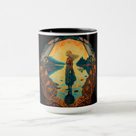 Caneca Art Nouveau Psicodélica | Presente Trippy