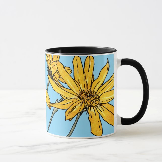 Caneca Art Nouveau Sunflower (Direita)