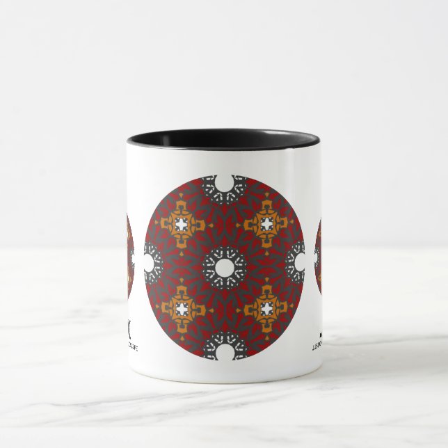 Caneca Arte 1 do caleidoscópio do Volume 4 (Centro)