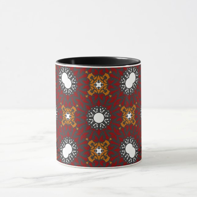 Caneca Arte 2 do caleidoscópio do Volume 4 (Centro)