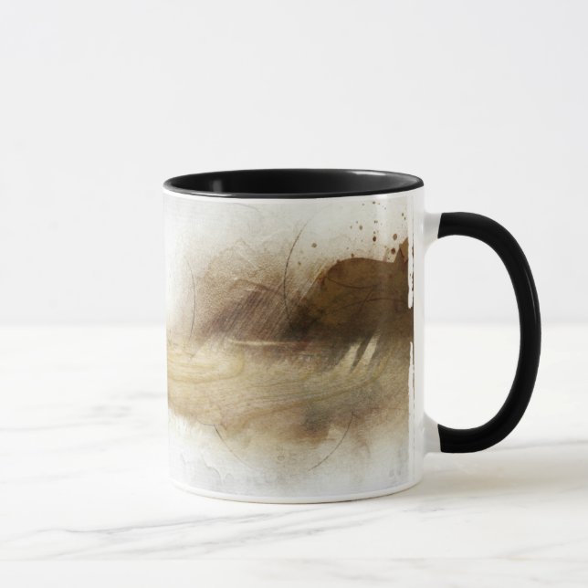 Caneca arte abstrata sem título (Direita)