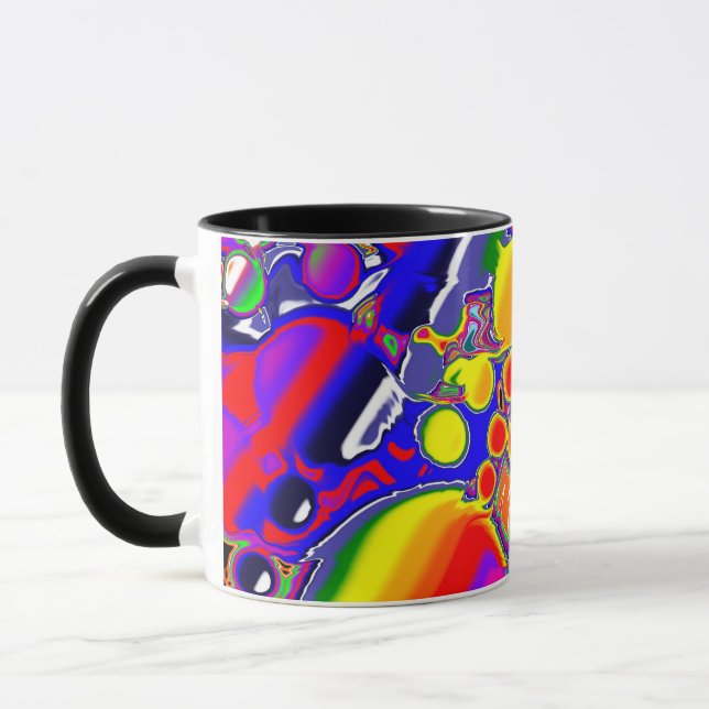 Caneca Arte Abstrato (Esquerda)