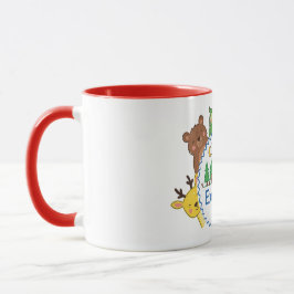Caneca Arte Animal de Acampamento Infantil Clube Explorad