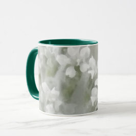 Caneca Arte Botânica Impressionista Delicada