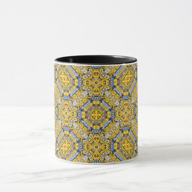 Caneca Arte caleidoscópica do volume 11 (Centro)