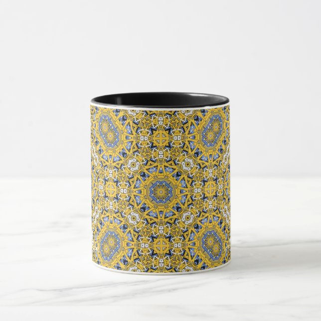 Caneca Arte caleidoscópica do volume 16 (Centro)