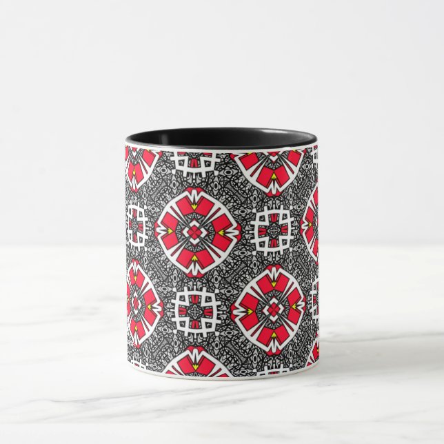 Caneca Arte caleidoscópica do volume 16 (Centro)